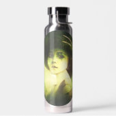 神秘的なウィローツリーフェアリーファンタジーアート ウォーターボトル (左面)