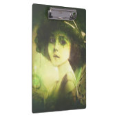 神秘的なウィローツリーフェアリーファンタジーアート クリップボード (右)