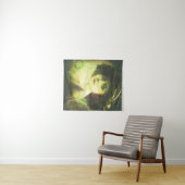 神秘的なウィローツリーフェアリーファンタジーアート タペストリー (インサイチュ(横))