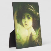 神秘的なウィローツリーフェアリーファンタジーアート フォトプラーク (側面)