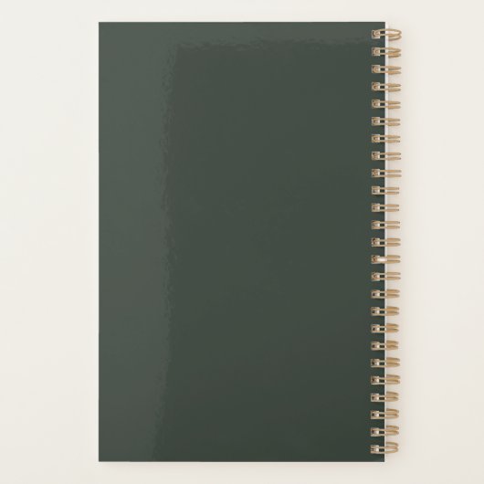 神秘的なウィローツリーフェアリーファンタジーアート プランナー手帳 (裏面)