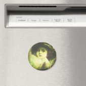 神秘的なウィローツリーフェアリーファンタジーアート マグネット (インサイチュ (食洗機))