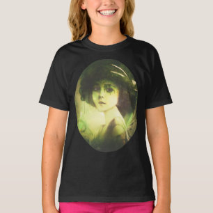 神秘的なウィローツリーフェアリーファンタジーアート Tシャツ