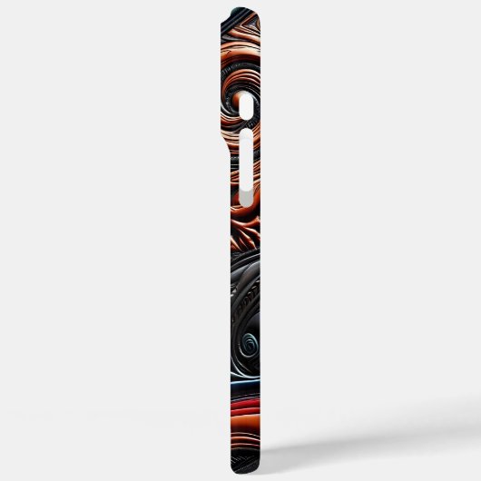 神秘的なエイリアンが生き生きとした宇宙美術に登場 Case-Mate iPhoneケース (裏面 / 左)