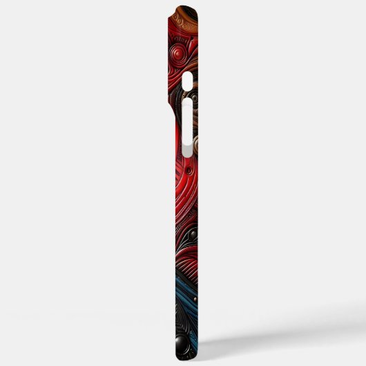 神秘的なエイリアン風景と複雑なデザイン Case-Mate iPhoneケース (裏面 / 左)