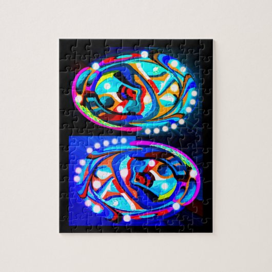 神秘的なエッグアート ジグソーパズル (縦)