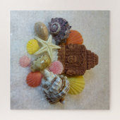 神秘的なエネルギーシーシェルとヒトジグソーパズル ジグソーパズル (横)