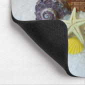 神秘的なエネルギー貝殻およびヒトデMausepad マウスパッド (コーナー)