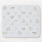 神秘的なエーテルかわいフェミニンい マウスパッド (正面)