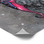 神秘的なエーテルの妖精のアートワークを飛行する準備ができている ポスター (角)