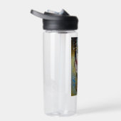 神秘的なエーテルの美しい女性と金ゴールド涙 ウォーターボトル (右面)