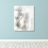 神秘的なオブジェクト – グレー キャンバスプリント (インサイチュ (ウッドフロア))