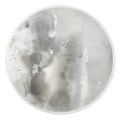 神秘的なオブジェクト – グレー セラミックノブ (正面)