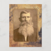 神秘的なオールドファッション ヴィンテージ メモリー テンプレート ポストカード (正面)