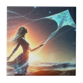 神秘的なカイトフライヤー タイル