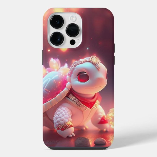 神秘的なカメ iPhoneケース (裏面)