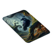 神秘的なカラスの森の色合い マグネット (右側)