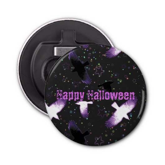 神秘的なカラス 栓抜き (正面)