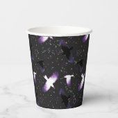 神秘的なカラス 紙コップ (裏面)