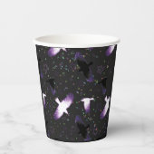 神秘的なカラス 紙コップ (正面)