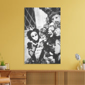 神秘的なカーニバルマスク，イタリア キャンバスプリント (インサイチュ (リビング))