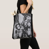 神秘的なカーニバルマスク，イタリア トートバッグ (クローズアップ)