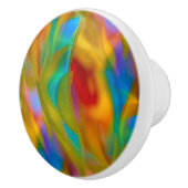 神秘的なガラス虹の色 – 魔法の呪文 セラミックノブ (右)