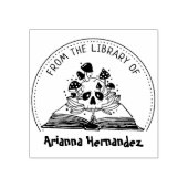 神秘的なキノコスカル ラバースタンプ (インプリント)