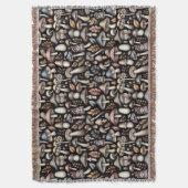 神秘的なキノコ スローブランケット (正面縦)