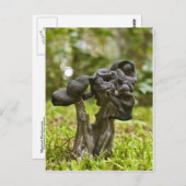 神秘的なキノコ ポストカード (正面/裏面)