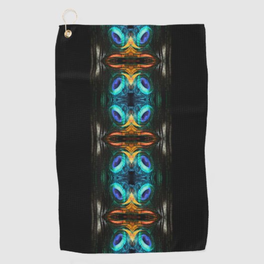 神秘的なクジャックミラージュ ゴルフタオル (正面)