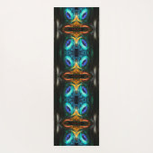 神秘的なクジャックミラージュ ヨガマット (裏面)