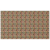 神秘的なクバ布ツール染色ジオメトリック テーブルクロス (正面(横))