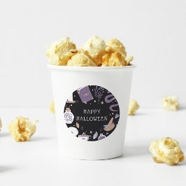 神秘的なクリスタルボホハロウィーン ラウンドシール