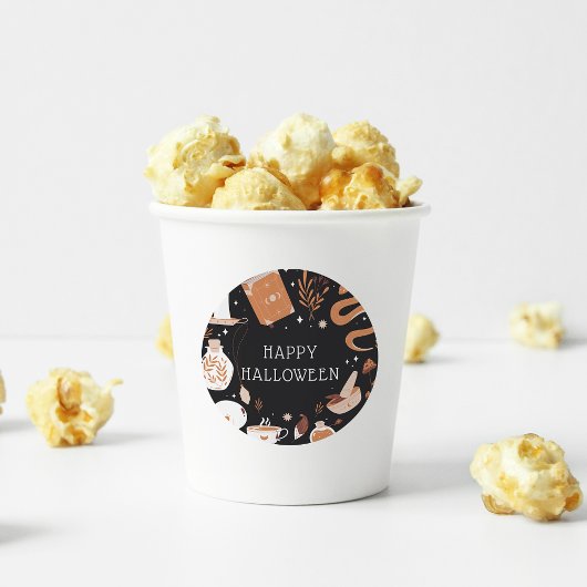 神秘的なクリスタルボホハロウィーン ラウンドシール