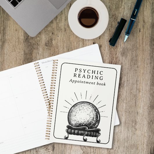 神秘的なクリスタルボール読サイキックアポイントメント プランナー手帳