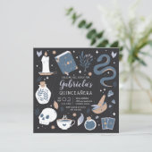 神秘的なクリスタル占い師キンセアニェラ 招待状 (スタンド正面)