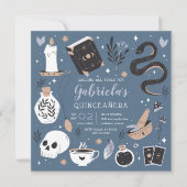 神秘的なクリスタル占い師キンセアニェラ 招待状 (正面)