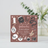 神秘的なクリスタル占い師キンセアニェラ 招待状 (スタンド正面)