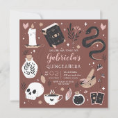 神秘的なクリスタル占い師キンセアニェラ 招待状 (正面)