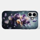 神秘的なクリスタル爆発フォンケース Case-Mate iPhoneケース (裏面 (横))