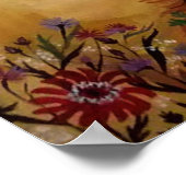 神秘的なクリスタル絵画ライオンの「新世界」 ポスター (角)