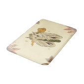 神秘的なグラフィックアートワーク，ベージュ妖精ガ バスマット (アングル)