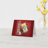 神秘的なグリーティングカード カード (黄色い花)