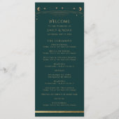 神秘的なグリーン金ゴールド太陽ムーン天文学宇宙 プログラム (正面)