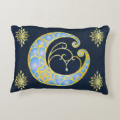 神秘的なケルトの月 アクセントクッション (裏面)
