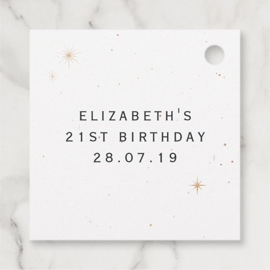 神秘的なコズミックカニ フェイバータグ (裏面)