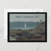 神秘的なコネチカット州サンディポストカード後 ポストカード (正面/裏面)