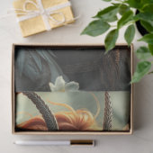 神秘的なゴシック様式のドラゴンの妖精 薄葉紙 (ギフト)