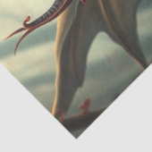 神秘的なゴシック様式のドラゴンの妖精 薄葉紙 (詳細)